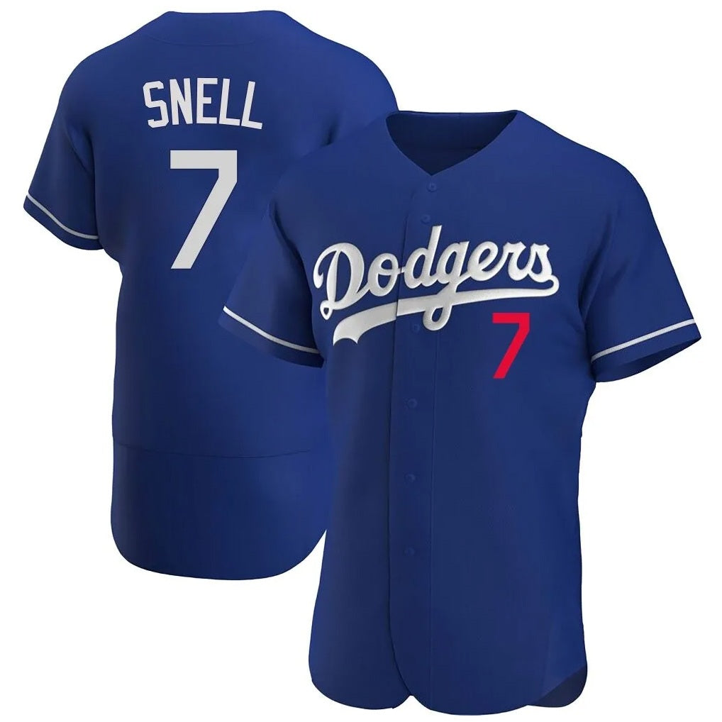 Los Angeles Dodgers #7 Blake Snell Player Royal MIKSHPS Limited Elite Home Stitched Jerseys