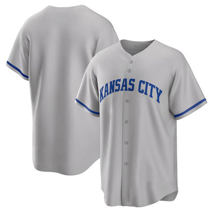 Kansas City Royals Gray MIKSHPS Road Replica Team Jersey