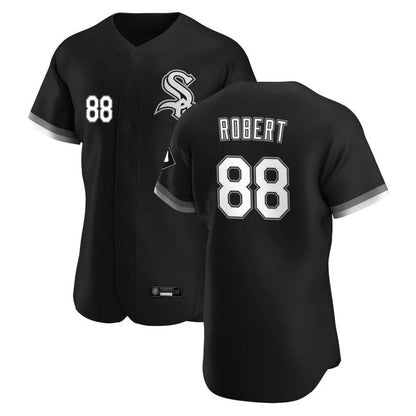 Chicago White Sox #88 Luis Robert Jr Player Black MIKSHPS Limited Elite Home Stitched Jerseys