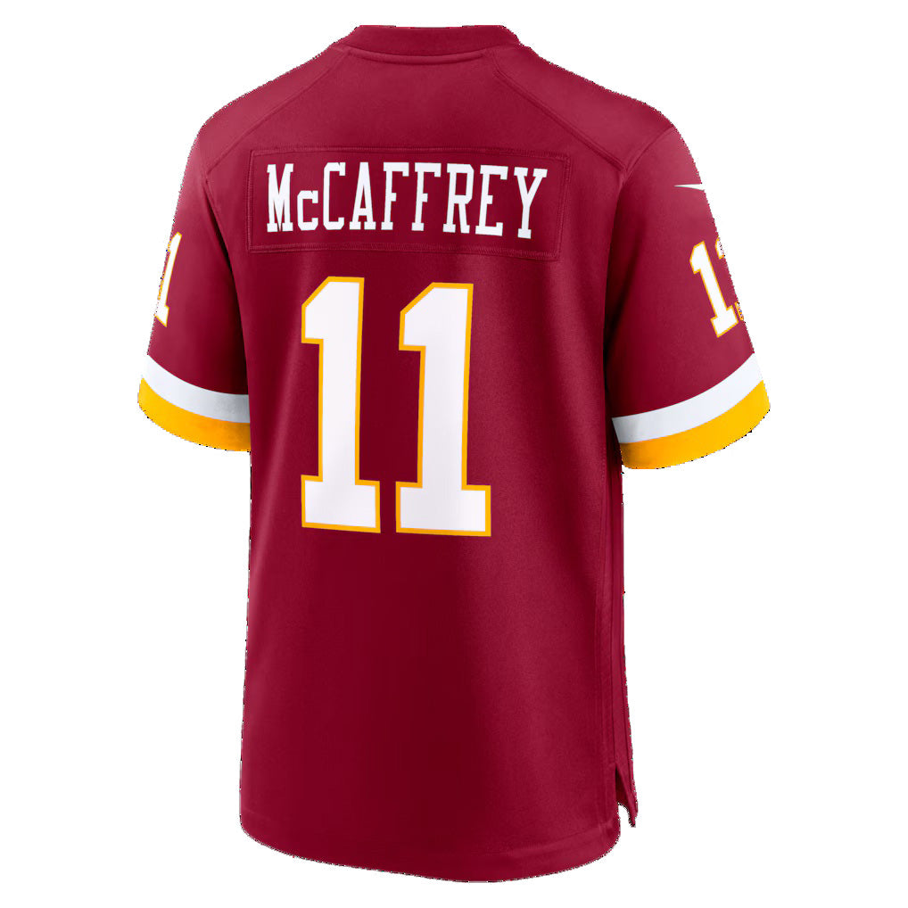 W.Commanders #11 Luke McCaffrey Burgundy MIKSHPS Game Jersey