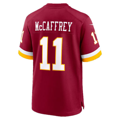 W.Commanders #11 Luke McCaffrey Burgundy MIKSHPS Game Jersey