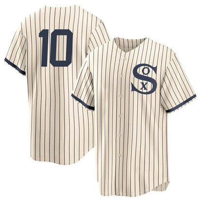 Chicago White Sox #10 Chase Meidroth Player Cream MIKSHPS Field of Dreams Home Game Stitched Jerseys