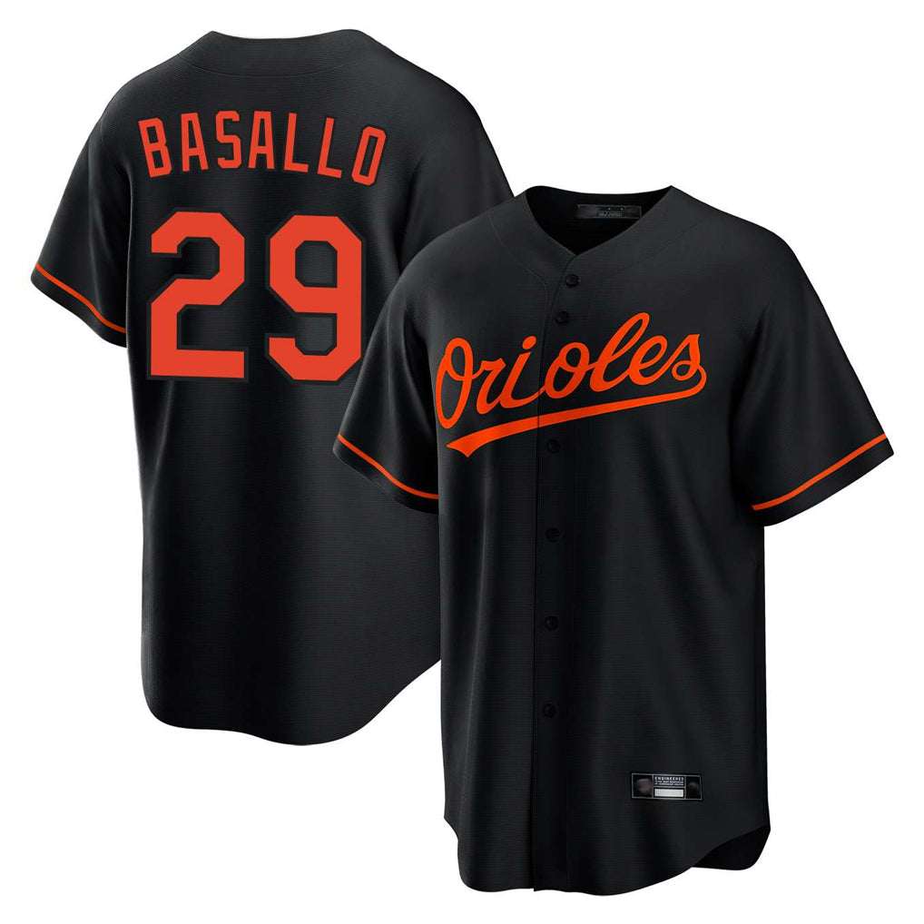 Baltimore Orioles #29 Samuel Basallo Player Black MIKSHPS Home Game Stitched Jerseys