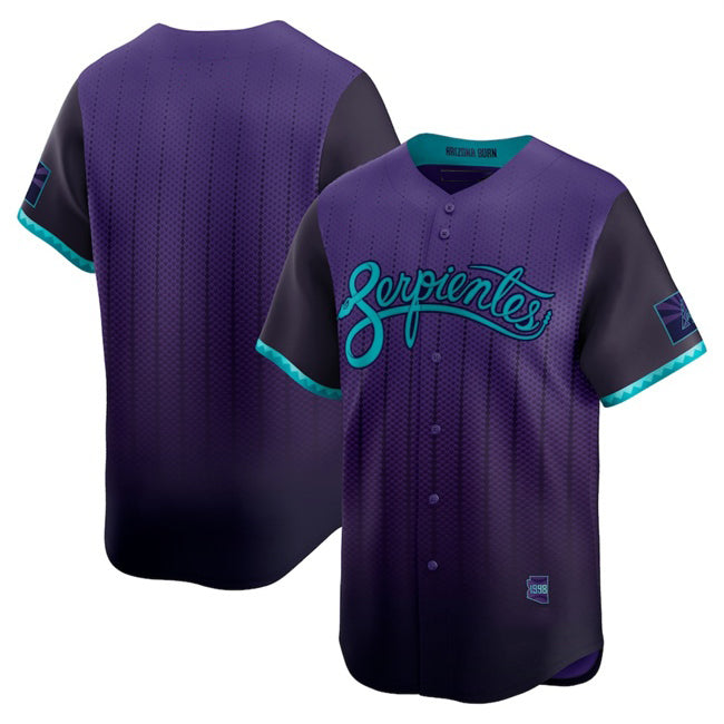 Arizona Diamondbacks Blank Purple MIKSHPS 2025 City Connect Limited Stitched Jersey