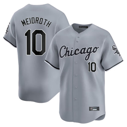 Chicago White Sox #10 Chase Meidroth Player Gray MIKSHPS Road Limited Home Stitched Jerseys