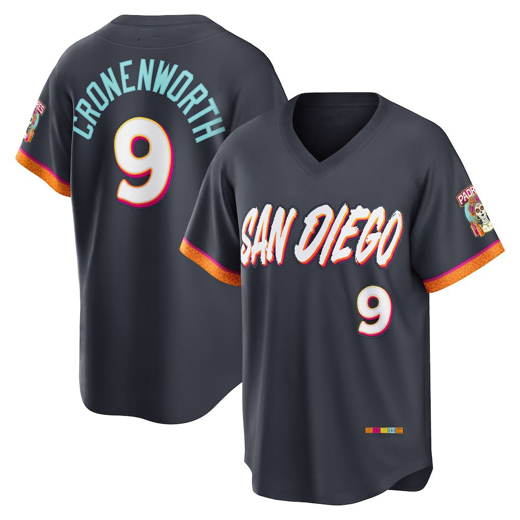 San Diego Padres #9 Jake Cronenworth Obsidian MIKSHPS 2026 City Connect Stadium Jersey