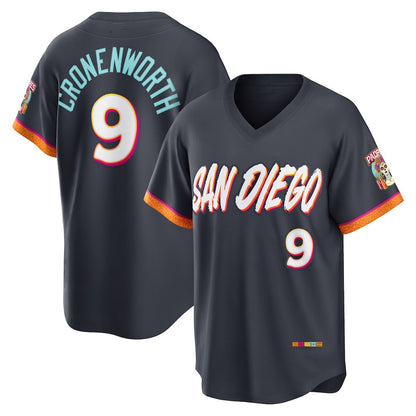 San Diego Padres #9 Jake Cronenworth Obsidian MIKSHPS 2026 City Connect Stadium Jersey