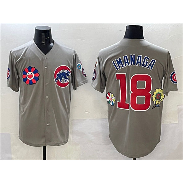 Chicago Cubs #18 Sh¨­ta Imanaga Gray MIKSHPS 2025 Tokyo Series Limited Stitched Jersey