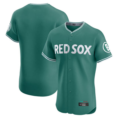 Boston Red Sox Blank Player Green MIKSHPS City Connect Limited Elite Home Game Stitched Jerseys1