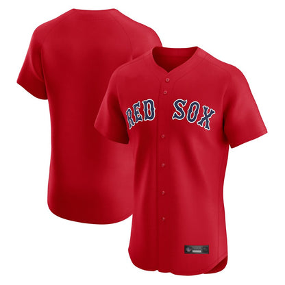Boston Red Sox Blank Player Red MIKSHPS Limited Elite Home Game Stitched Jerseys