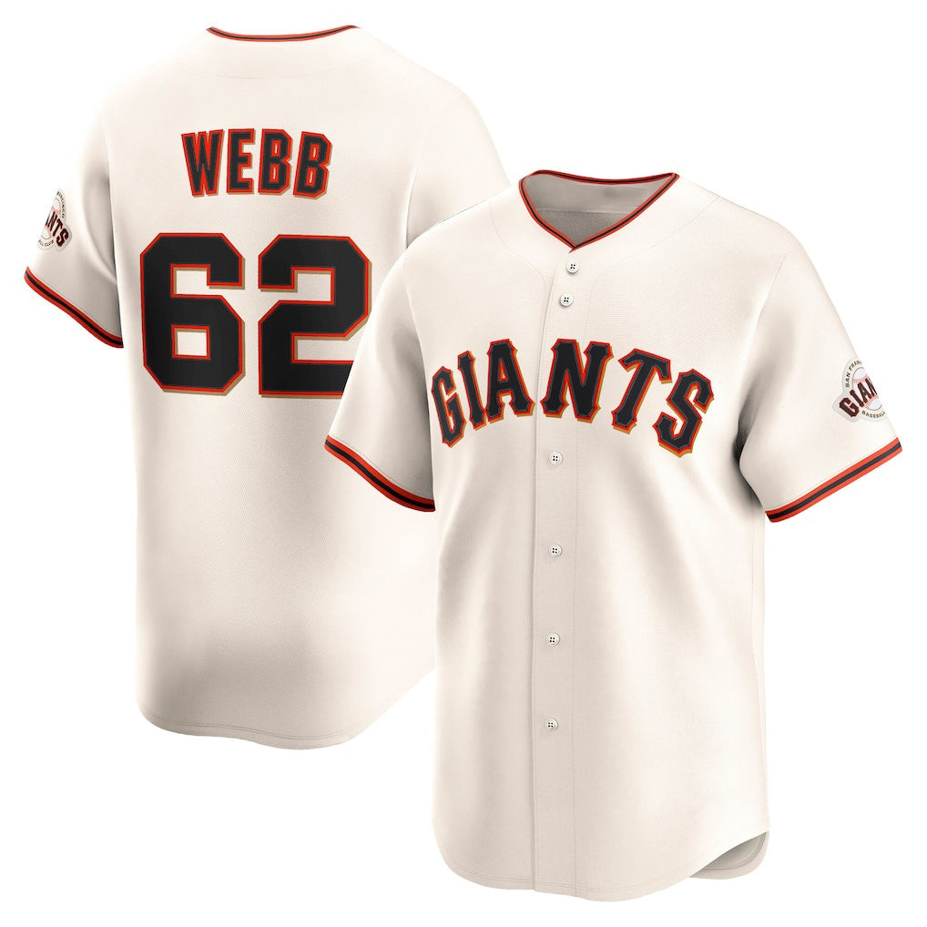 San Francisco Giants #62 Logan Webb Cream MIKSHPS Home Limited Player Jersey