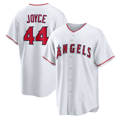 Los Angeles Angels #44 Ben Joyce White MIKSHPS Home Replica Jersey