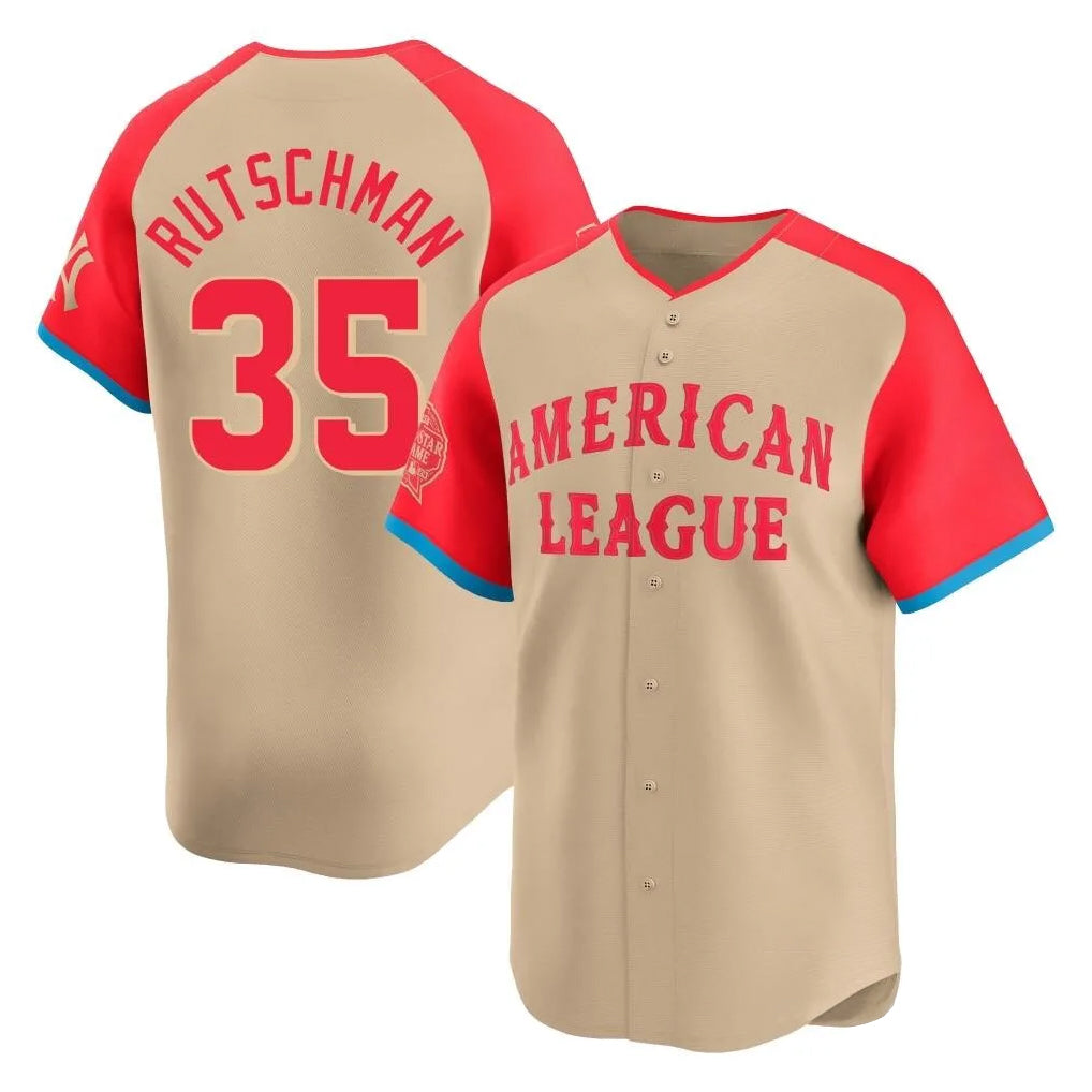 Baltimore Orioles #35 Adley Rutschman Player Cream MIKSHPS American League All-Star Limited Home Game Stitched Jerseys