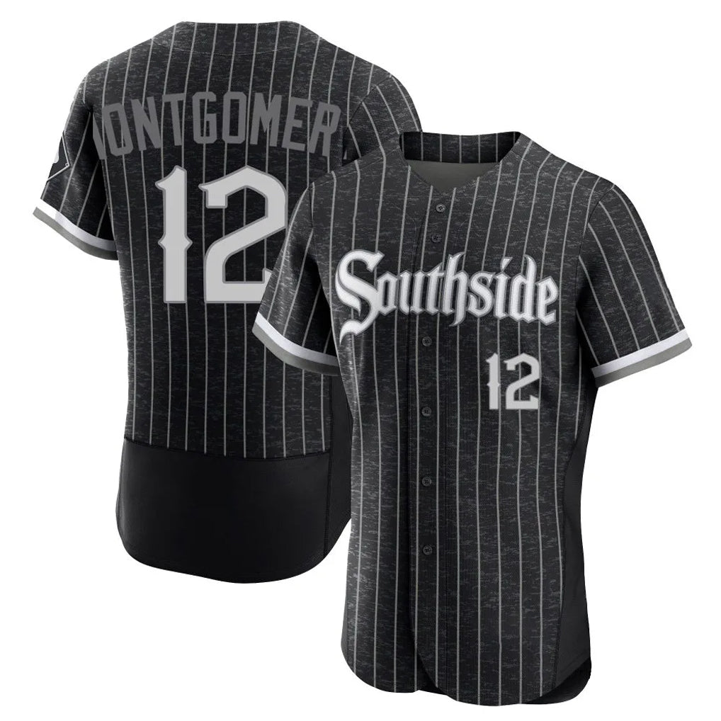 Chicago White Sox #12 Colson Montgomery Player Black MIKSHPS City Connect Limited Elite Home Stitched Jerseys