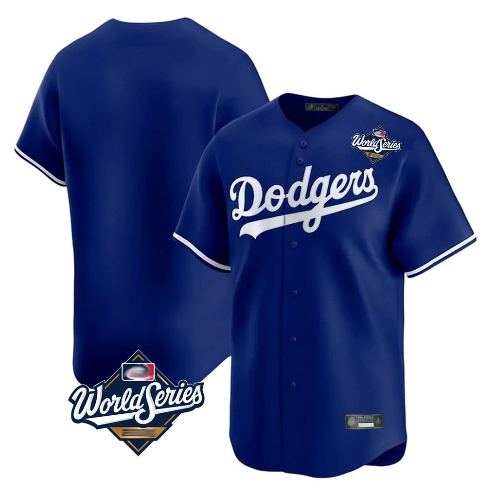 Los Angeles Dodgers Blank Player Royal MIKSHPS Limited Home World Series Stitched Jerseys