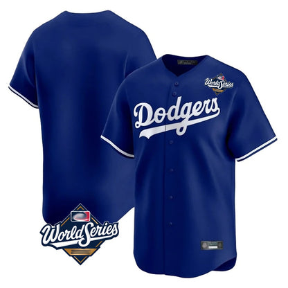 Los Angeles Dodgers Blank Player Royal MIKSHPS Limited Home World Series Stitched Jerseys
