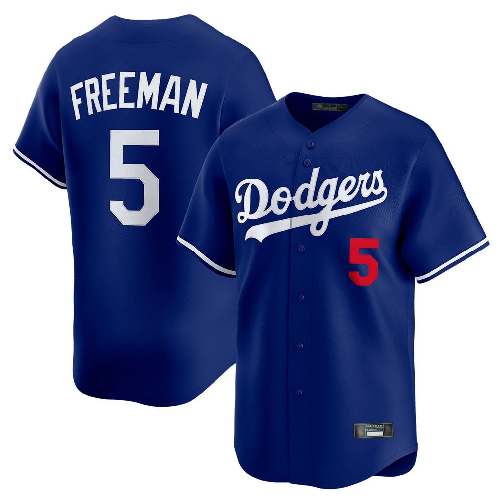 Los Angeles Dodgers #5 Freddie Freeman Player Royal MIKSHPS Limited Home Stitched Jerseys