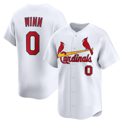 St. Louis Cardinals #0 Masyn Winn White MIKSHPS Home Limited Jersey