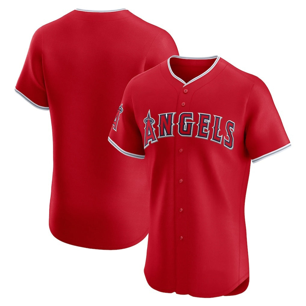 Los Angeles Angels Red MIKSHPS Alternate Elite Jersey