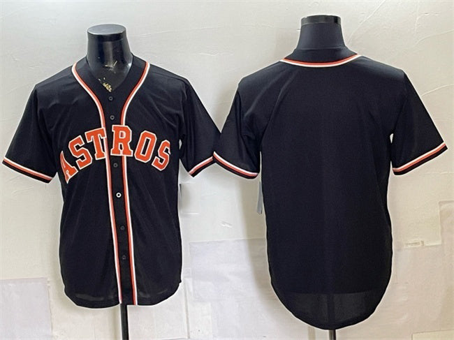 Houston Astros Blank 2026 Fashion Replica Black MIKSHPS Out Stitched Jersey