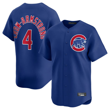 Chicago Cubs #4 Pete Crow-Armstrong Player Royal MIKSHPS Limited Home Stitched Jerseys