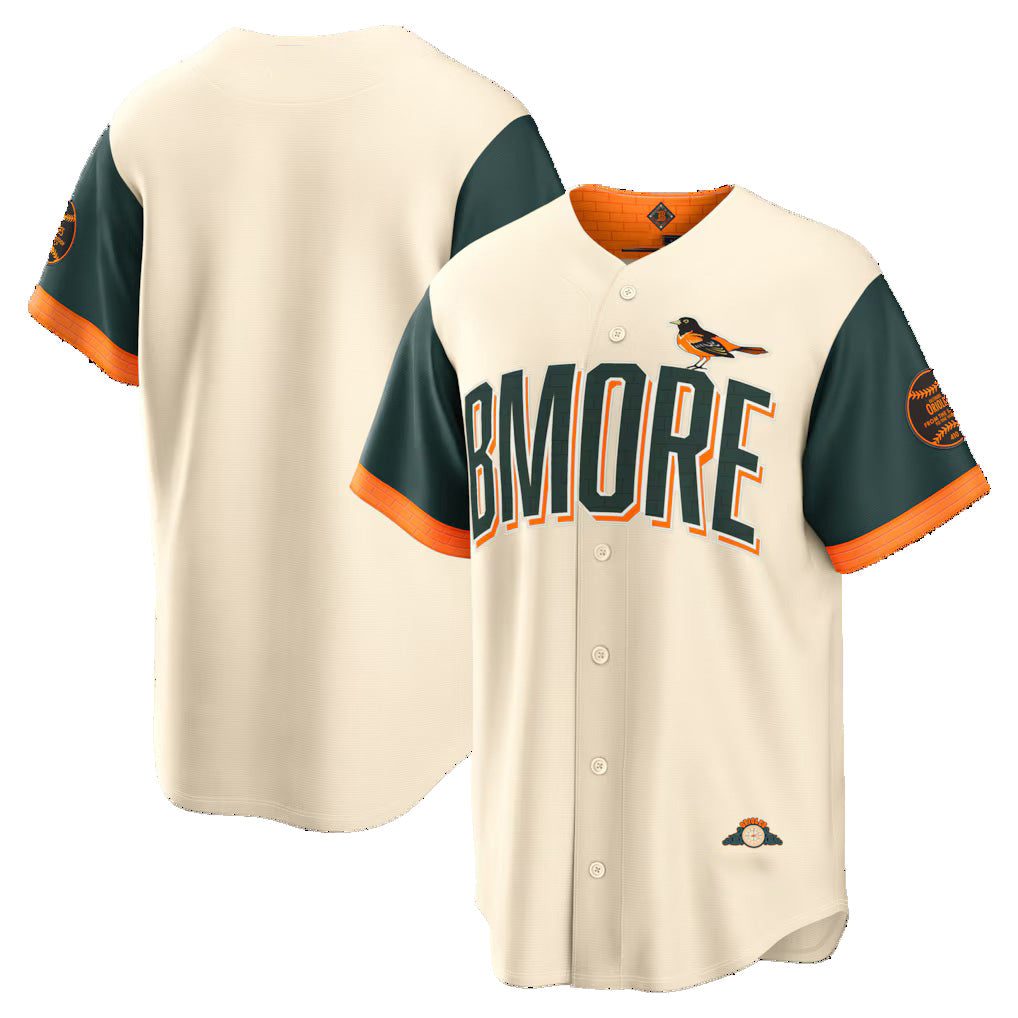 Baltimore Orioles Natural MIKSHPS 2026 City Connect Stadium Jersey
