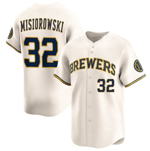 Milwaukee Brewers #32 Jacob Misiorowski Cream MIKSHPS 2025 Limited Stitched Jersey