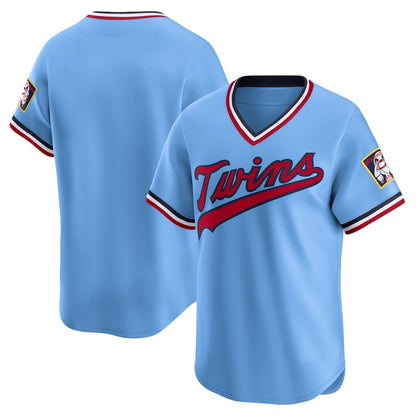 Minnesota Twins Light Blue MIKSHPS Cooperstown Collection Limited Jersey