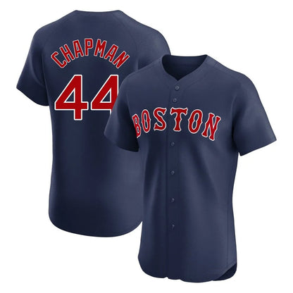 Boston Red Sox #44 Aroldis Chapman Player Navy MIKSHPS Limited Elite Home Game Stitched Jerseys1