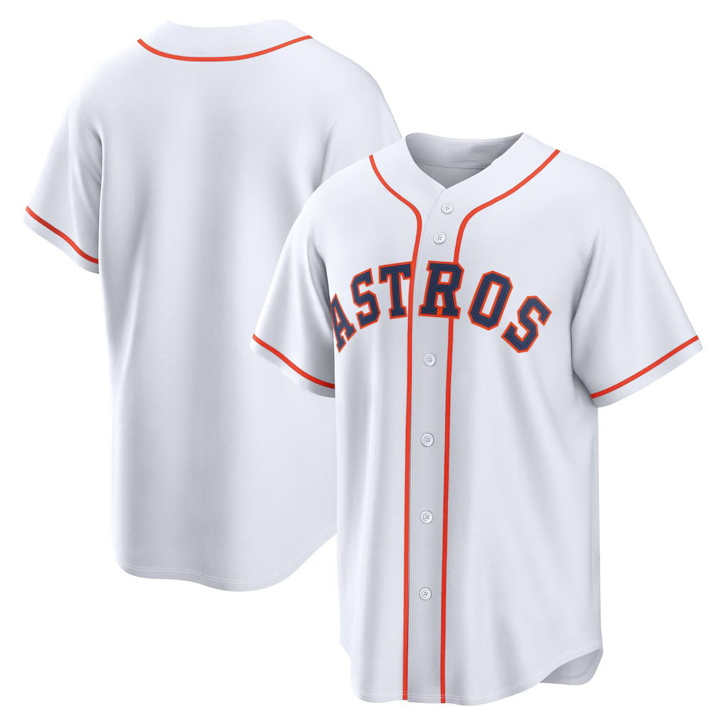 Houston Astros White MIKSHPS Home Replica Jersey