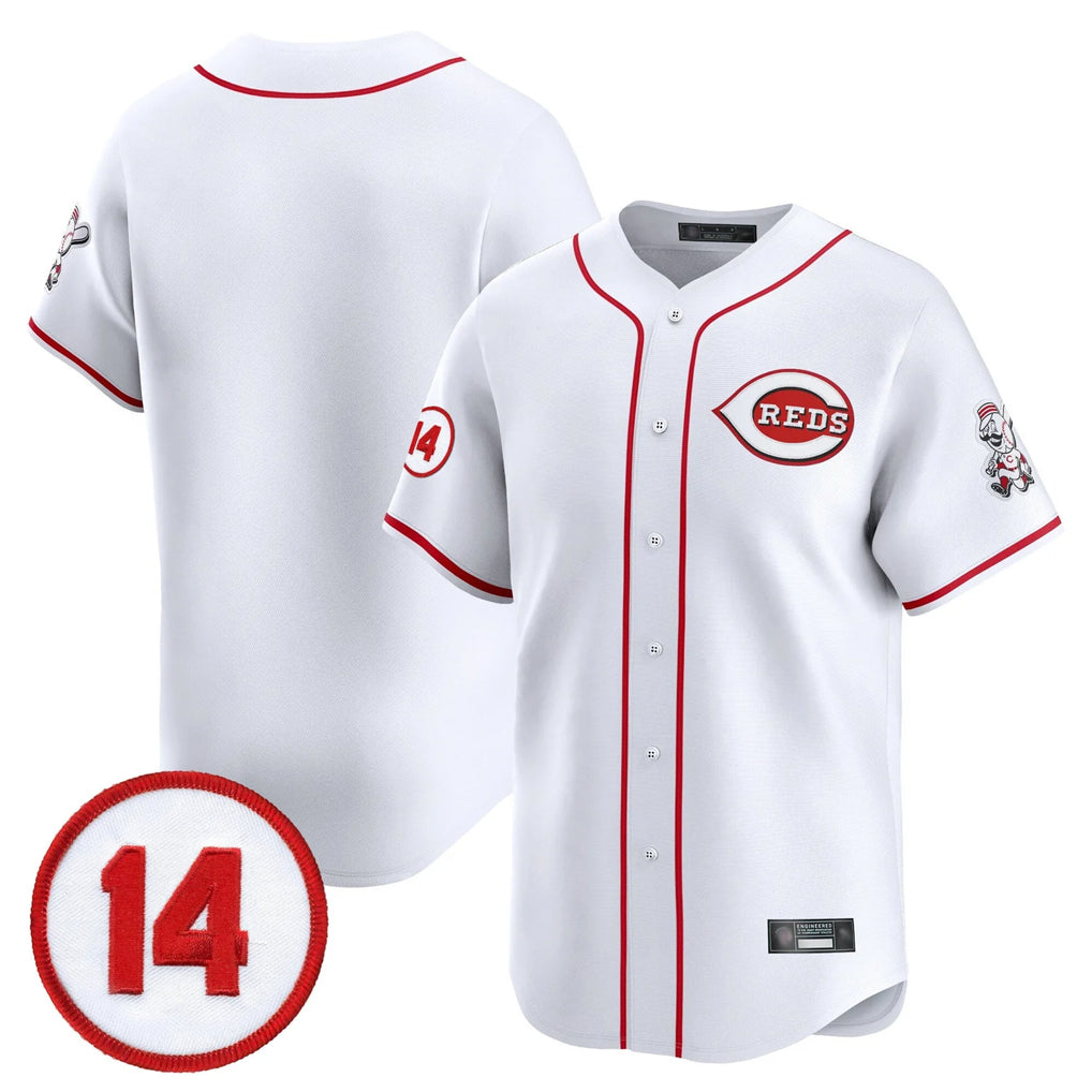 Cincinnati Reds Blank Player White MIKSHPS Vapor Premier Limited Home Stitched Jerseys