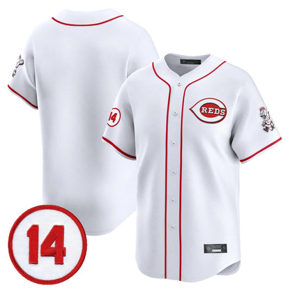 Cincinnati Reds Blank Player White MIKSHPS Vapor Premier Limited Home Stitched Jerseys