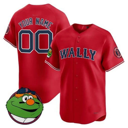 Custom Boston Red Sox Wally Vapor Premier Limited Jersey ¨C Red MIKSHPS