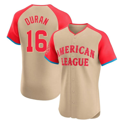 Boston Red Sox #16 Jarren Duran Player Cream MIKSHPS All-Star Short-Sleeved Limited Elite Home Game Stitched Jerseys