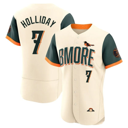 Baltimore Orioles #7 Jackson Holliday Player Cream MIKSHPS 2026 City Connect Limited Elite Home Game Stitched Jerseys
