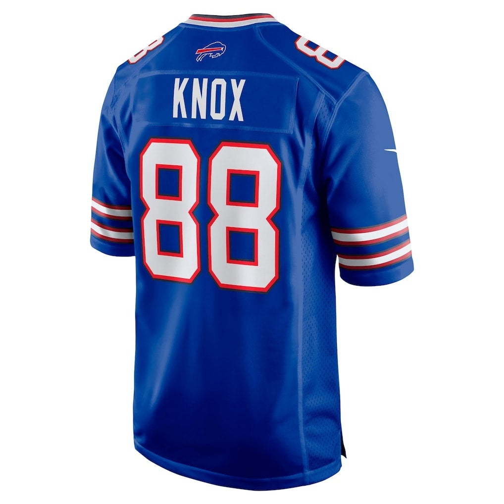 B.Bills #88 Dawson Knox Royal MIKSHPS Game Jersey
