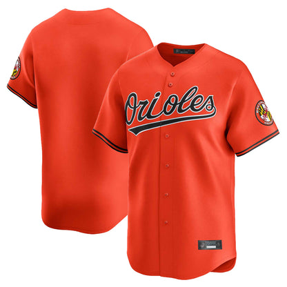 Baltimore Orioles Orange MIKSHPS Limited Home Game Blank Player Stitched Jerseys
