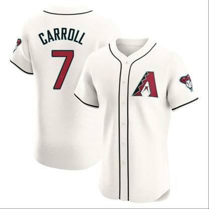 Arizona Diamondbacks #7 Corbin Carroll Player Cream MIKSHPS Limited Elite Home Game Stitched Jerseys