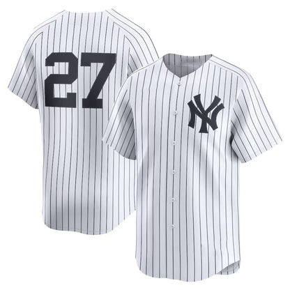 New York Yankees #27 Giancarlo Stanton White MIKSHPS Home Limited Player Jersey 2