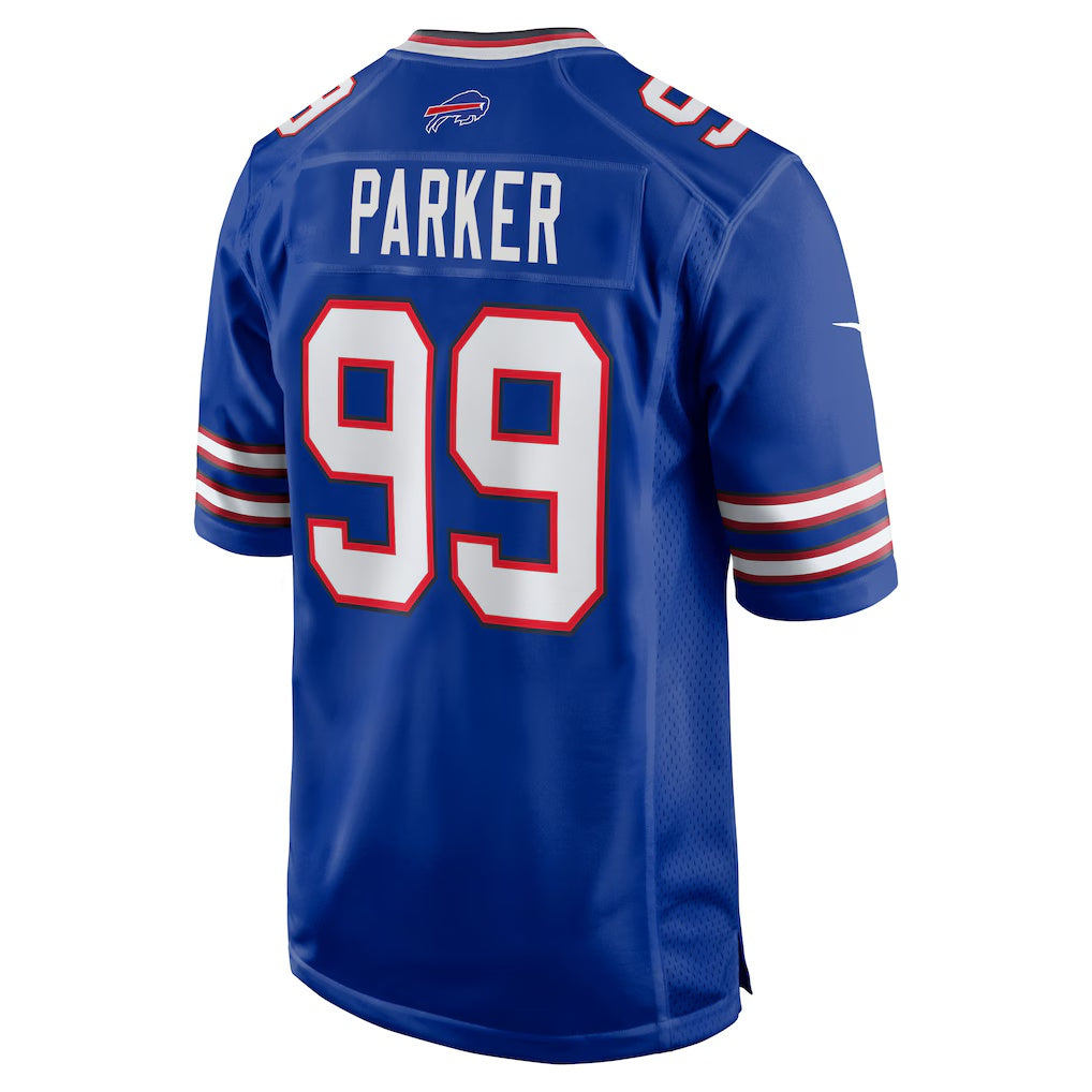 B.Bills #99 T.J. Parker Royal MIKSHPS Game Jersey