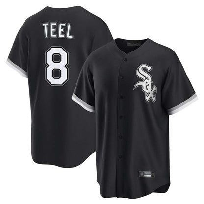 Chicago White Sox #8 Kyle Teel Player Black MIKSHPS Home Game Stitched Jerseys