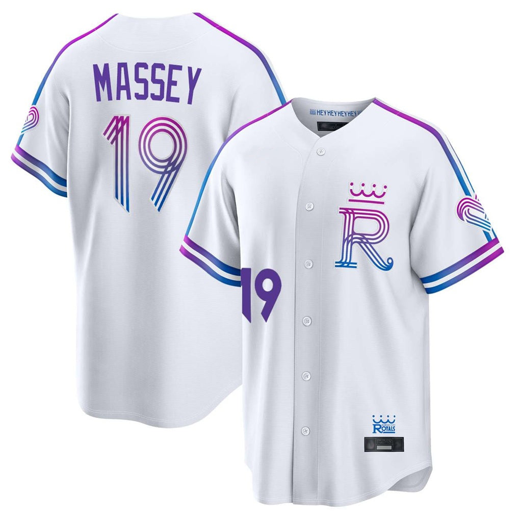 Kansas City Royals #19 Michael Massey Player White MIKSHPS 2026 City Connect Limited Home Stitched Jerseys