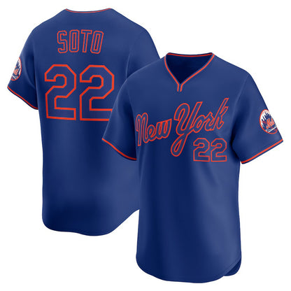 New York Mets #22 Juan Soto Royal MIKSHPS Alternate Limited Player Jersey