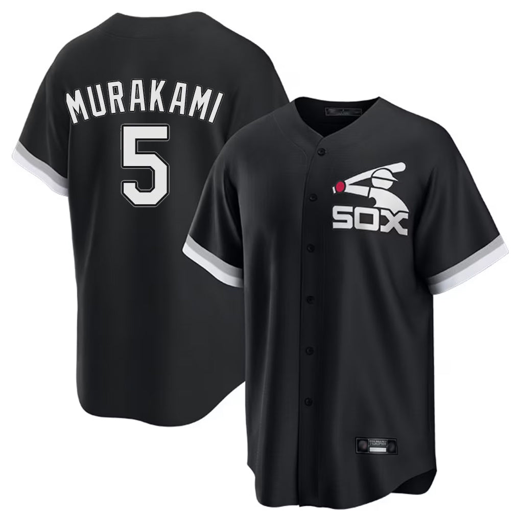 Chicago White Sox #5 Munetaka Murakami Player Black MIKSHPS Spring Training Game Stitched Jerseys