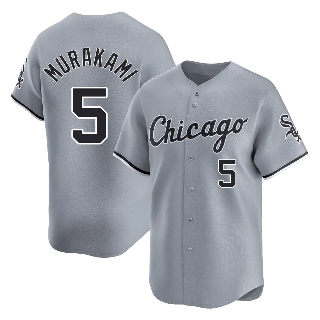 Chicago White Sox #5 Munetaka Murakami Player Gray MIKSHPS Road Limited Home Stitched Jerseys