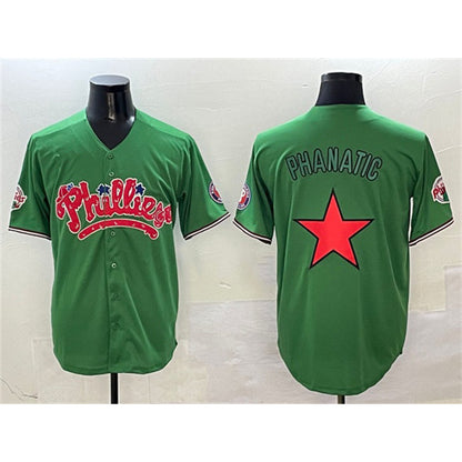 Philadelphia Phillies Green MIKSHPS Phanatic Limited Stitched Jersey