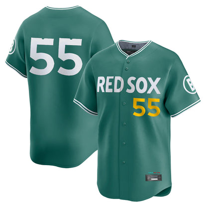 Boston Red Sox #55 Ranger Suarez Player Green MIKSHPS City Connect Limited Home Game Stitched Jerseys1