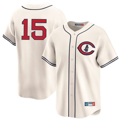 Chicago Cubs #15 Carson Kelly Player Cream MIKSHPS Field of Dreams Limited Home Game Stitched Jerseys