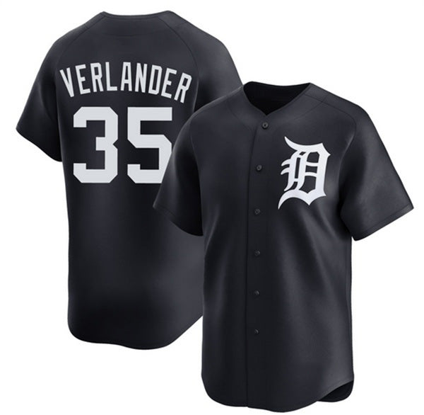 Detroit Tigers #35 Justin Verlander Black MIKSHPS 2026 Limited Stitched Jersey