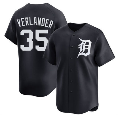 Detroit Tigers #35 Justin Verlander Black MIKSHPS 2026 Limited Stitched Jersey